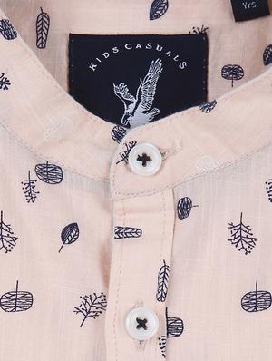 roll up sleeved quirky print shirt - 15724088 - Standard Image - 3