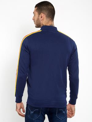 navy blue cotton casual jacket - 15724440 - Standard Image - 3