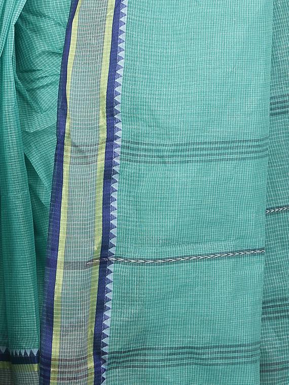 zari border tant saree - 15725732 - Zoom Image - 3