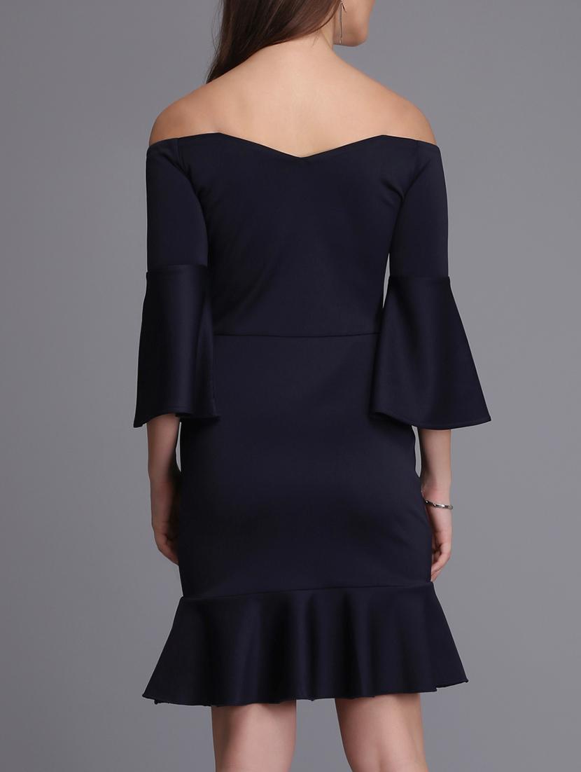bell sleeved off shoulder dress - 15726260 - Zoom Image - 3