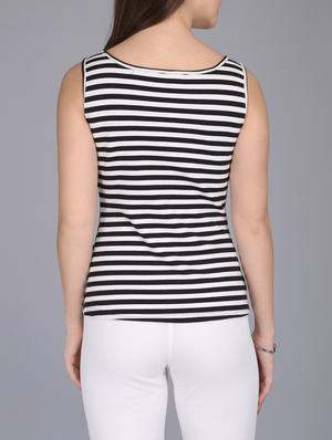 monochrome striped tank top - 15726291 - Standard Image - 3