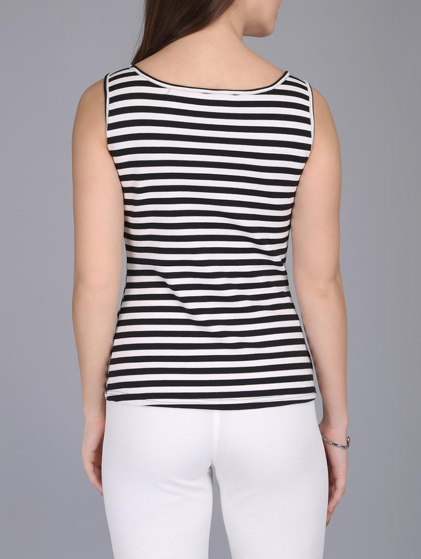 monochrome striped tank top - 15726291 - Zoom Image - 3