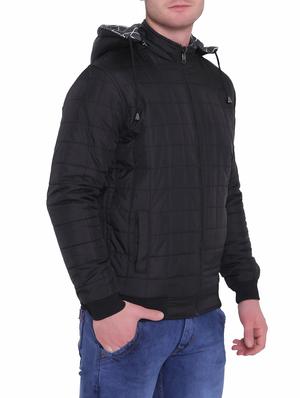 grey polyester blend casual jacket - 15726589 - Standard Image - 3