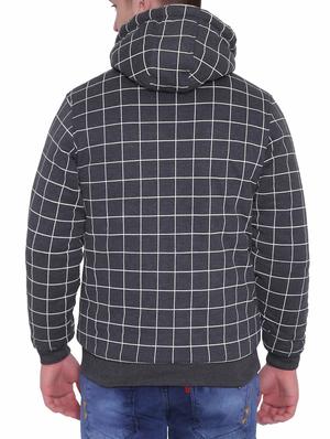 grey polyester blend casual jacket - 15726589 - Standard Image - 6