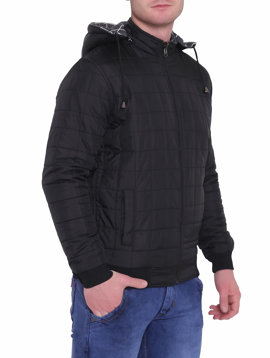 grey polyester blend casual jacket - 15726589 - Zoom Image - 3