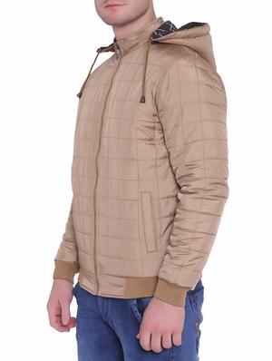 brown polyester blend reversible jacket - 15726591 - Standard Image - 3