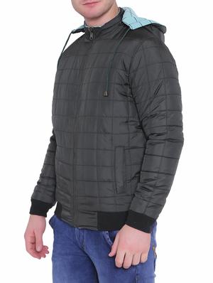 black polyester blend reversible jacket - 15726592 - Standard Image - 3
