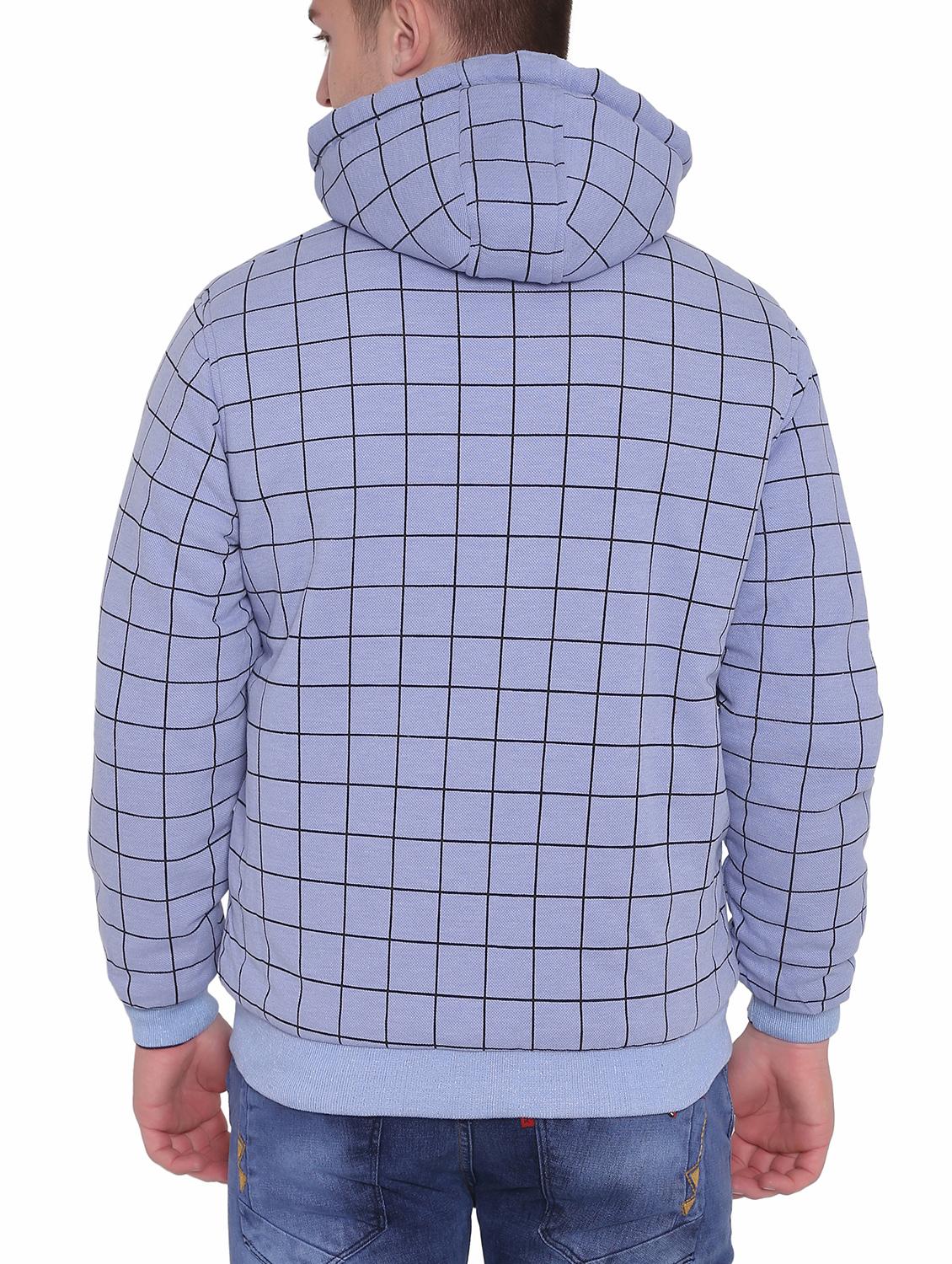 blue polyester blend reversible jacket - 15726593 - Zoom Image - 3