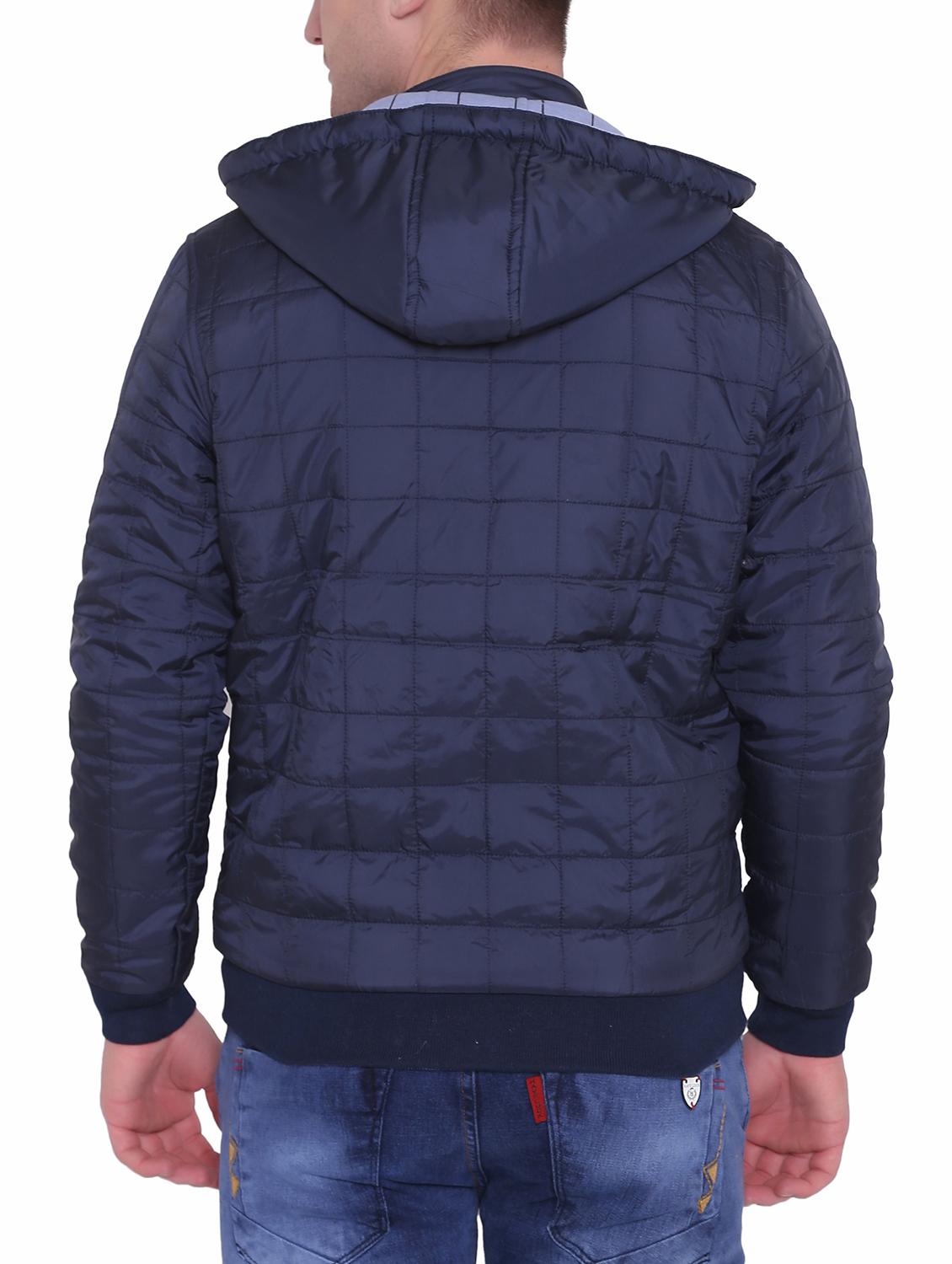 blue polyester blend reversible jacket - 15726593 - Zoom Image - 6