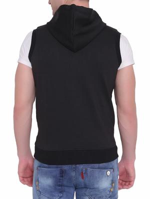 black cotton sweatshirt - 15726597 - Standard Image - 3
