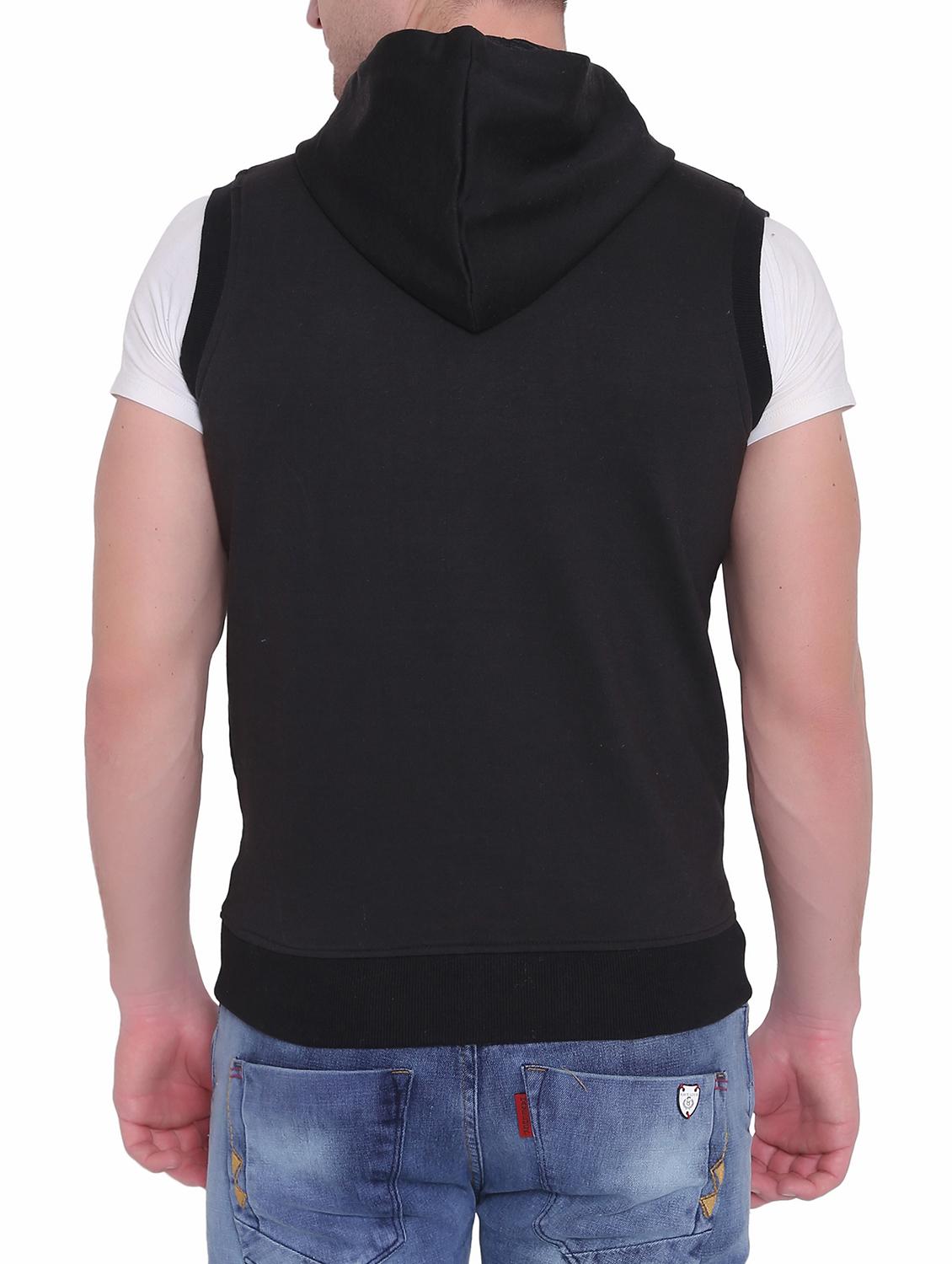 black cotton sweatshirt - 15726597 - Zoom Image - 3