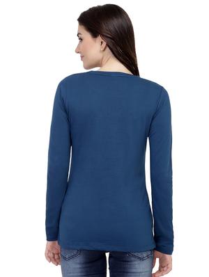 slogan print long sleeved tee - 15726881 - Standard Image - 3