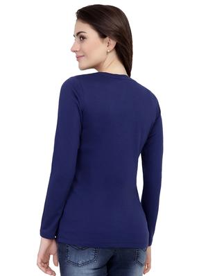 slogan print long sleeved tee - 15726882 - Standard Image - 3