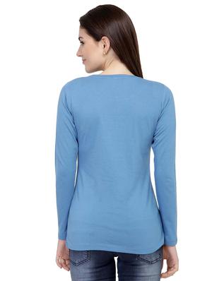 Slogan Print Long Sleeved Tee - 15726884 - Standard Image - 3