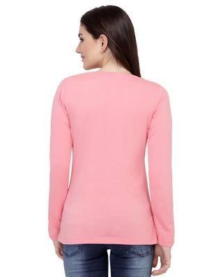 Slogan Print Long Sleeved Tee - 15726885 - Standard Image - 3