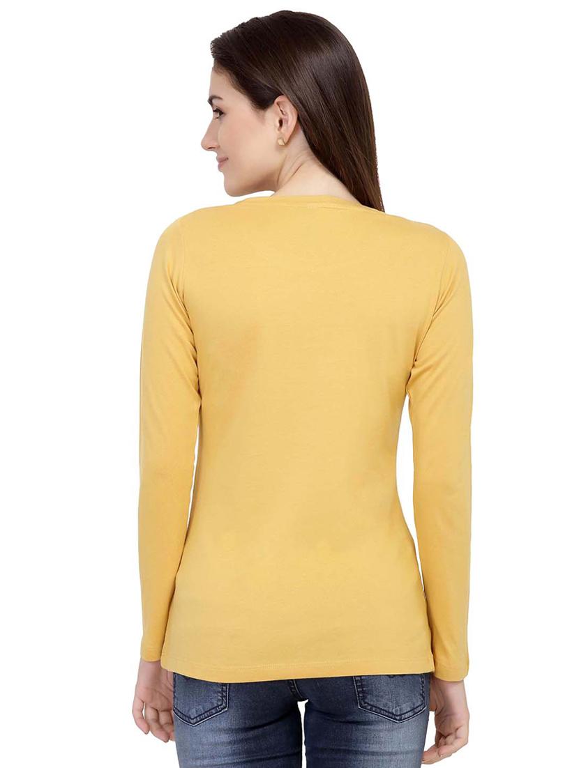 Slogan Print Long Sleeved Tee - 15726888 - Zoom Image - 3