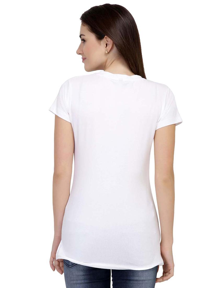 Slogan Print Short Sleeved Tee - 15726896 - Zoom Image - 3