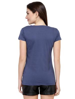 letter patch short sleeved tee - 15726899 - Standard Image - 3