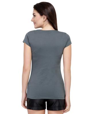 letter patch short sleeved tee - 15726902 - Standard Image - 3