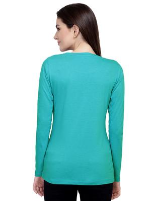 Slogan Print Round Neck Tee - 15726949 - Standard Image - 3