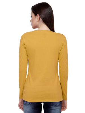 Slogan Print Round Neck Tee - 15726954 - Standard Image - 3