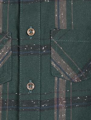 pocket patched grid pattern shirt - 15727156 - Standard Image - 3