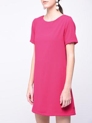 zipper closure a-line dress - 15727248 - Standard Image - 3