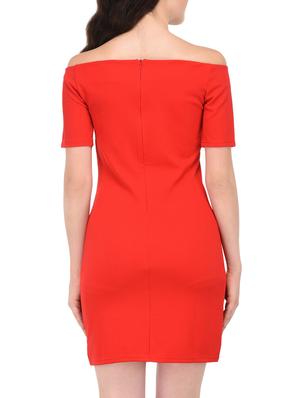 off shoulder sheath dress - 15727265 - Standard Image - 3