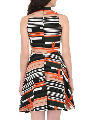 mock neck sleeveless a-line dress - 15727272 - Standard Image - 3