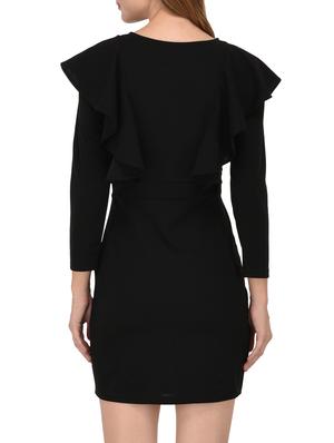 ruffled detail sheath dress - 15727276 - Standard Image - 3