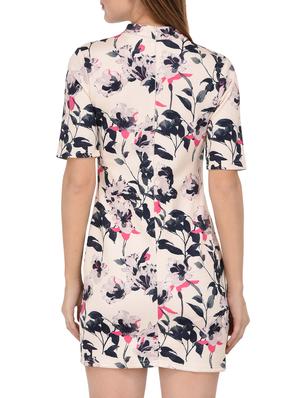 choker neck floral sheath dress - 15727284 - Standard Image - 3