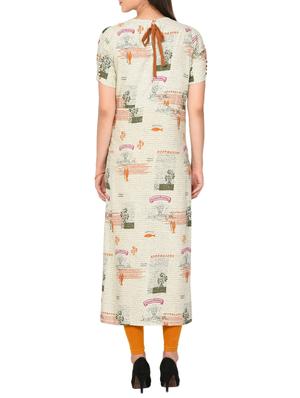 Printed straight kurta - 15727317 - Standard Image - 3