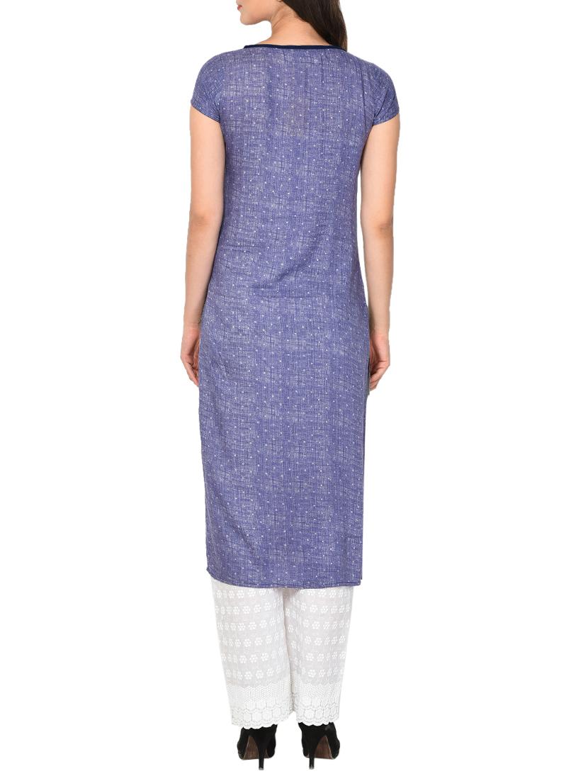 Printed straight kurta - 15727320 - Zoom Image - 3