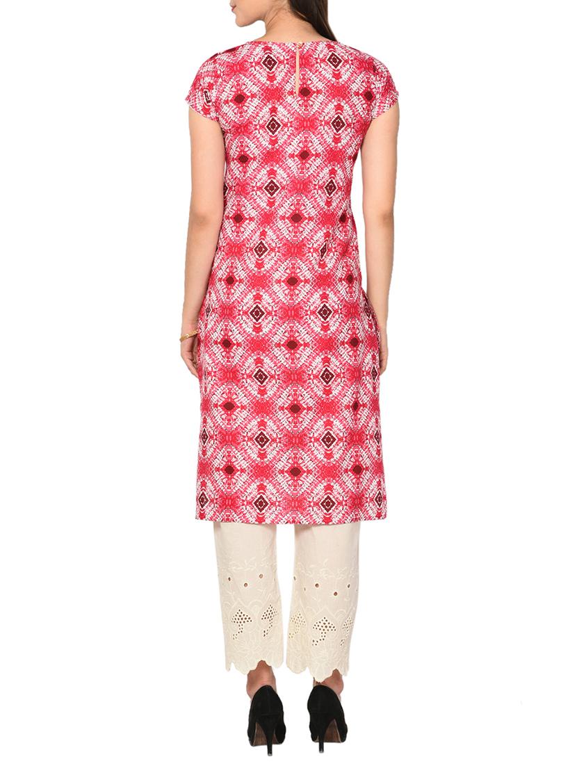 Printed straight kurta - 15727326 - Zoom Image - 3