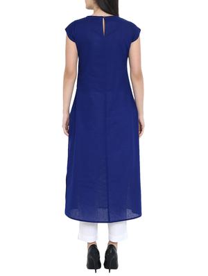 Chevron straight kurta - 15727330 - Standard Image - 3