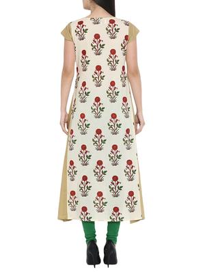 Printed straight kurta - 15727331 - Standard Image - 3