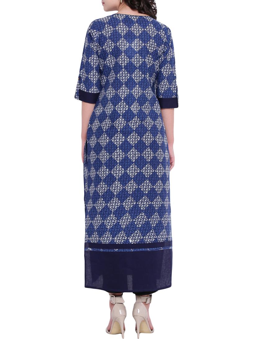 Printed straight kurta - 15727400 - Zoom Image - 3