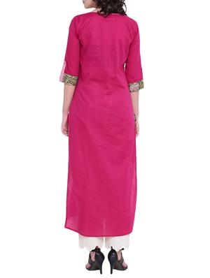 Printed straight kurta - 15727401 - Standard Image - 3