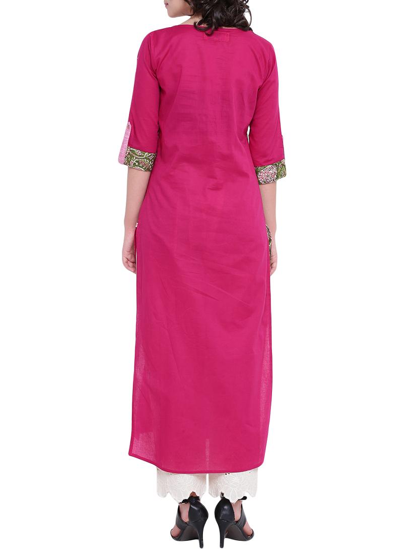 Printed straight kurta - 15727401 - Zoom Image - 3