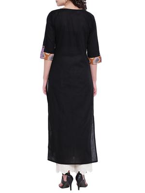Printed straight kurta - 15727402 - Standard Image - 3