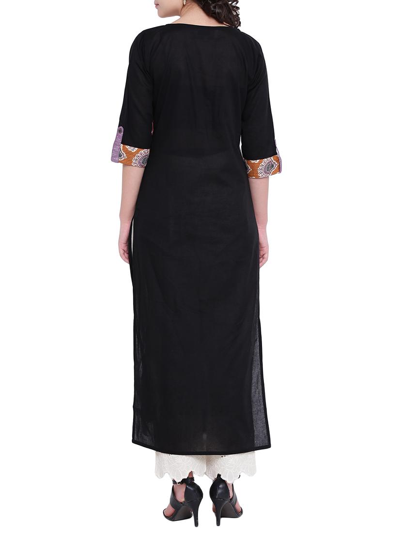 Printed straight kurta - 15727402 - Zoom Image - 3