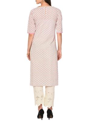 Printed straight kurta - 15727406 - Standard Image - 3