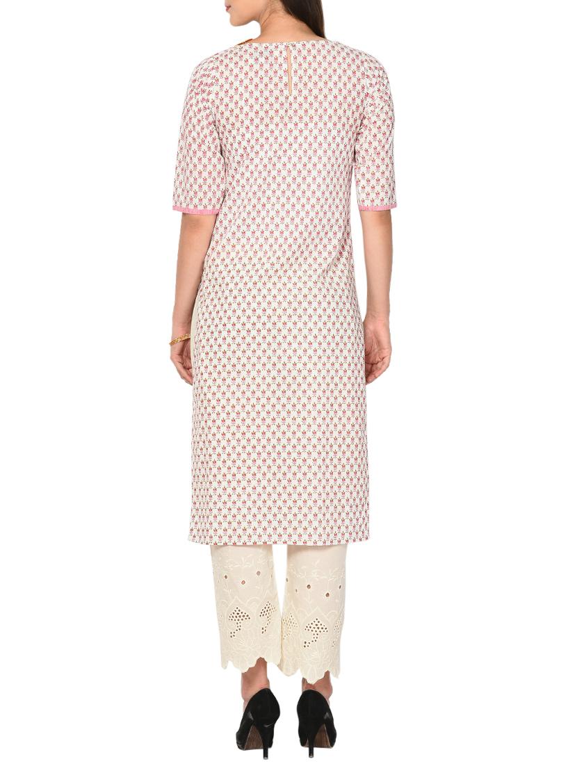 Printed straight kurta - 15727406 - Zoom Image - 3