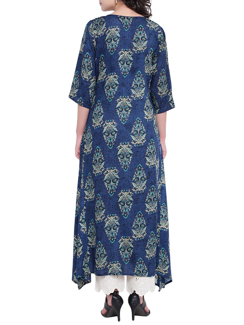 Printed straight kurta - 15727410 - Zoom Image - 3