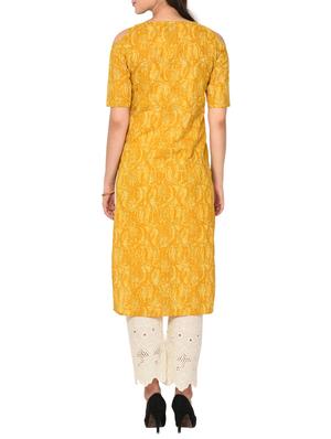 Printed straight kurta - 15727415 - Standard Image - 3