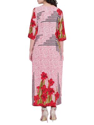 Digital print straight kurta - 15727424 - Standard Image - 3
