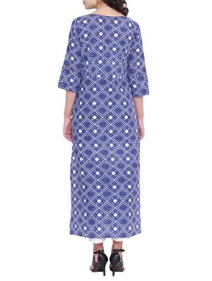 High low printed kurta - 15727431 - Standard Image - 3