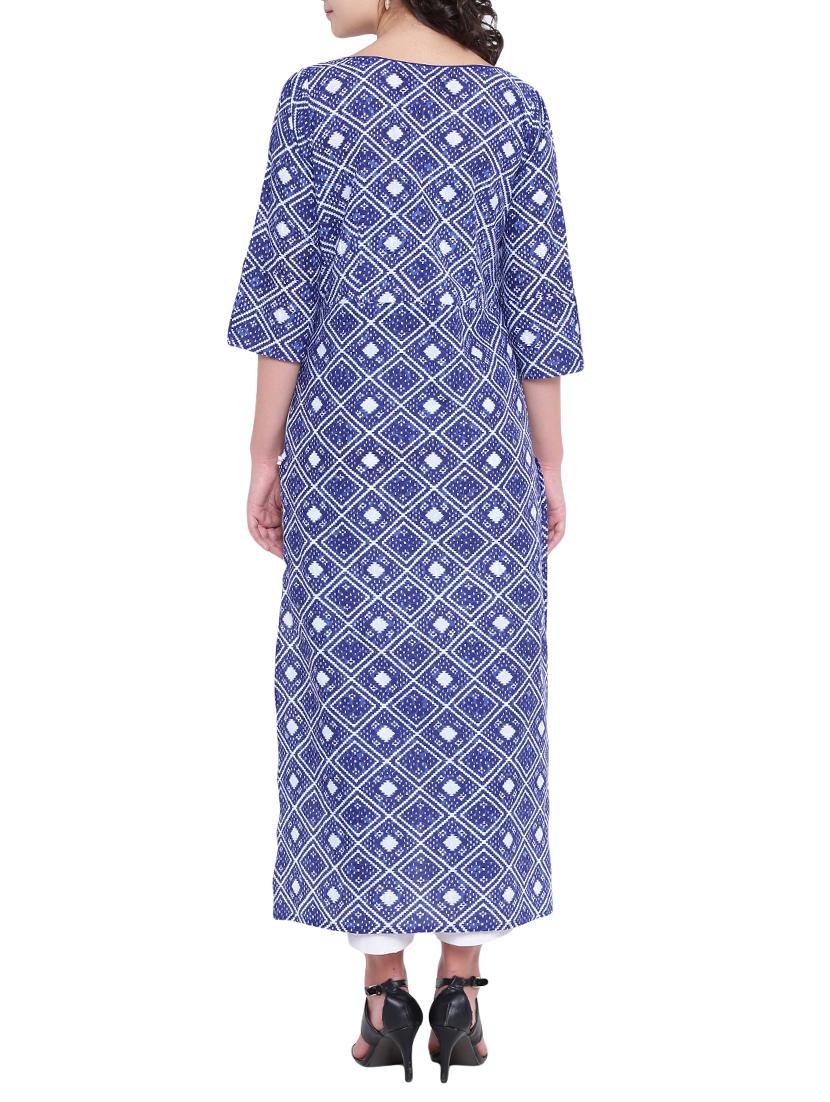 High low printed kurta - 15727431 - Zoom Image - 3