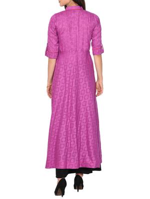 A-line printed kurta - 15727434 - Standard Image - 3