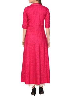 High low printed kurta - 15727436 - Standard Image - 3